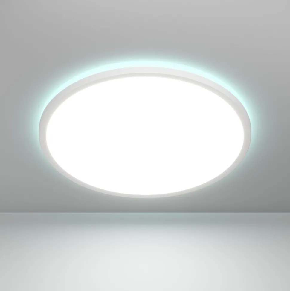 EGLO connect LED-taklampe Rovito-Z, hvit, Ø 50 cm