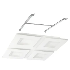 EGLO connect LED-taklampe Padrogiano-Z 4 lyskilder, 45 x 45 cm