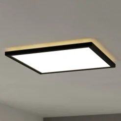 EGLO connect LED-taklampe Rovito-Z, svart, 39 x 39 cm