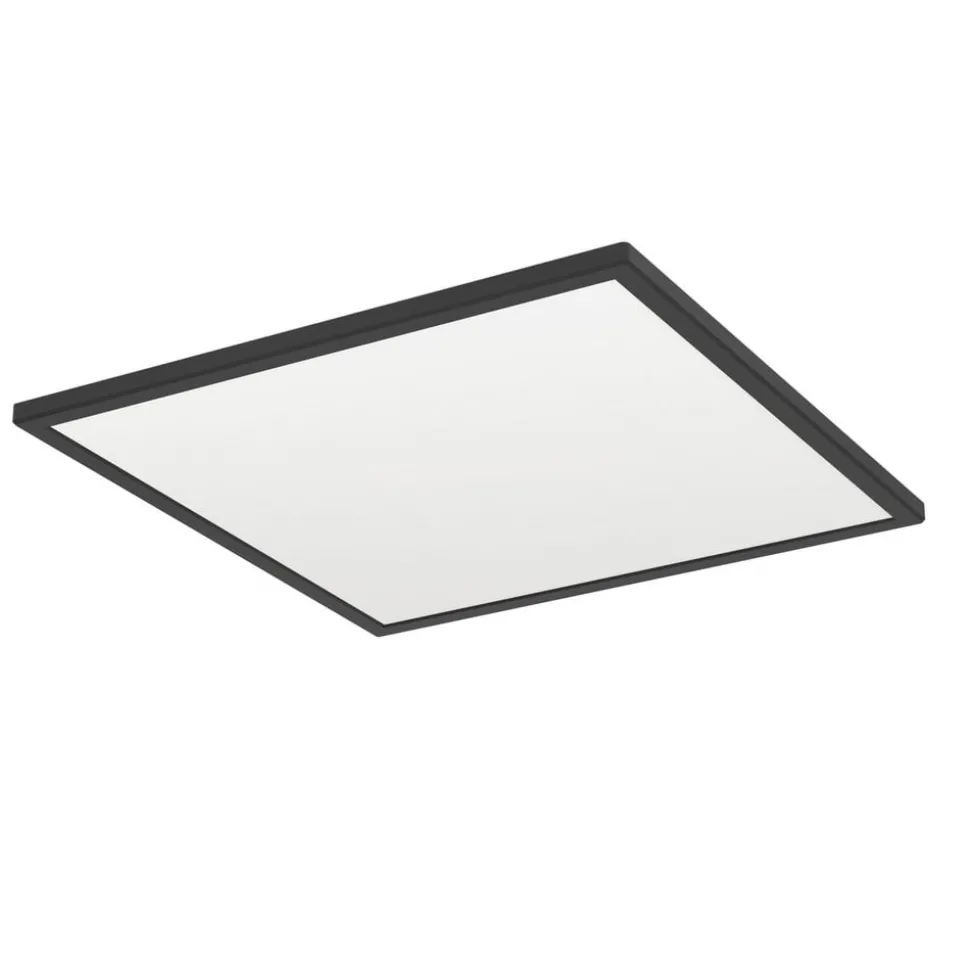 EGLO connect LED-taklampe Rovito-Z, svart, 50 x 50 cm