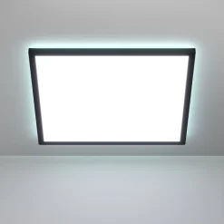 EGLO connect LED-taklampe Rovito-Z, svart, 50 x 50 cm