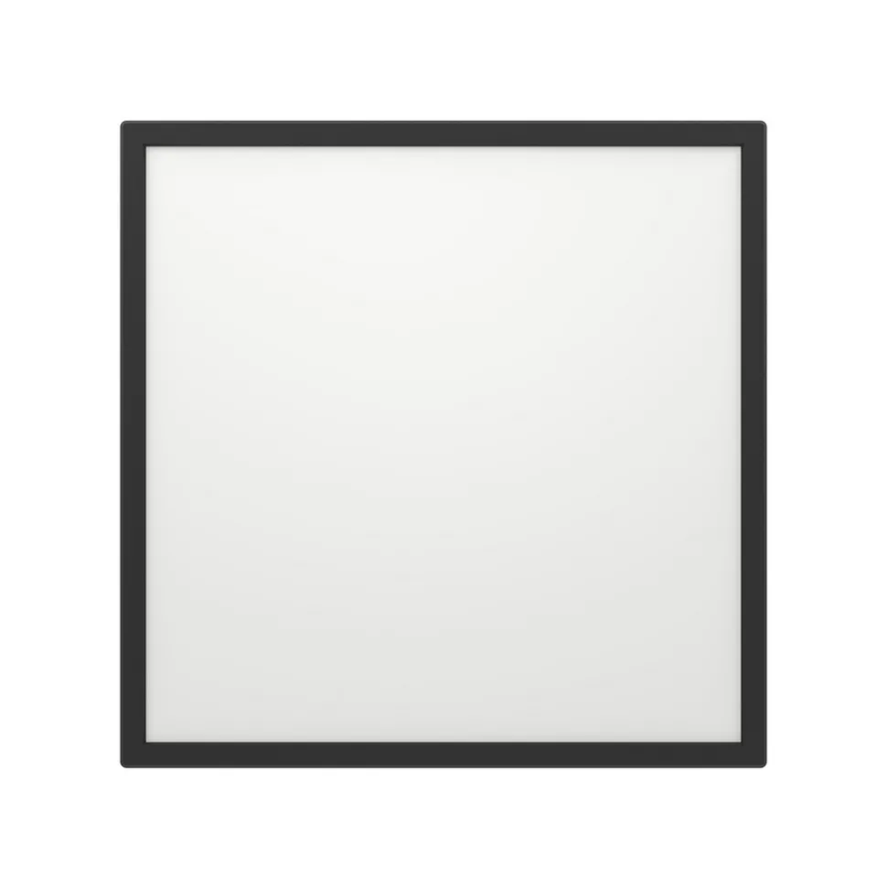 EGLO connect LED-taklampe Rovito-Z, svart, 50 x 50 cm