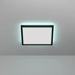 EGLO connect LED-taklampe Rovito-Z, svart, 29 x 29 cm