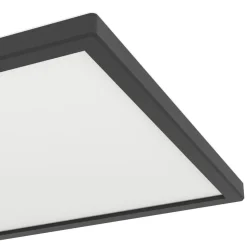 EGLO connect LED-taklampe Rovito-Z, svart, 29 x 29 cm