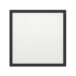 EGLO connect LED-taklampe Rovito-Z, svart, 29 x 29 cm