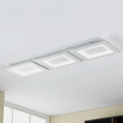 EGLO connect LED-taklampe Padrogiano-Z 3 lyskilder, 120 x 30 cm