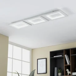 EGLO connect LED-taklampe Padrogiano-Z 3 lyskilder, 120 x 30 cm