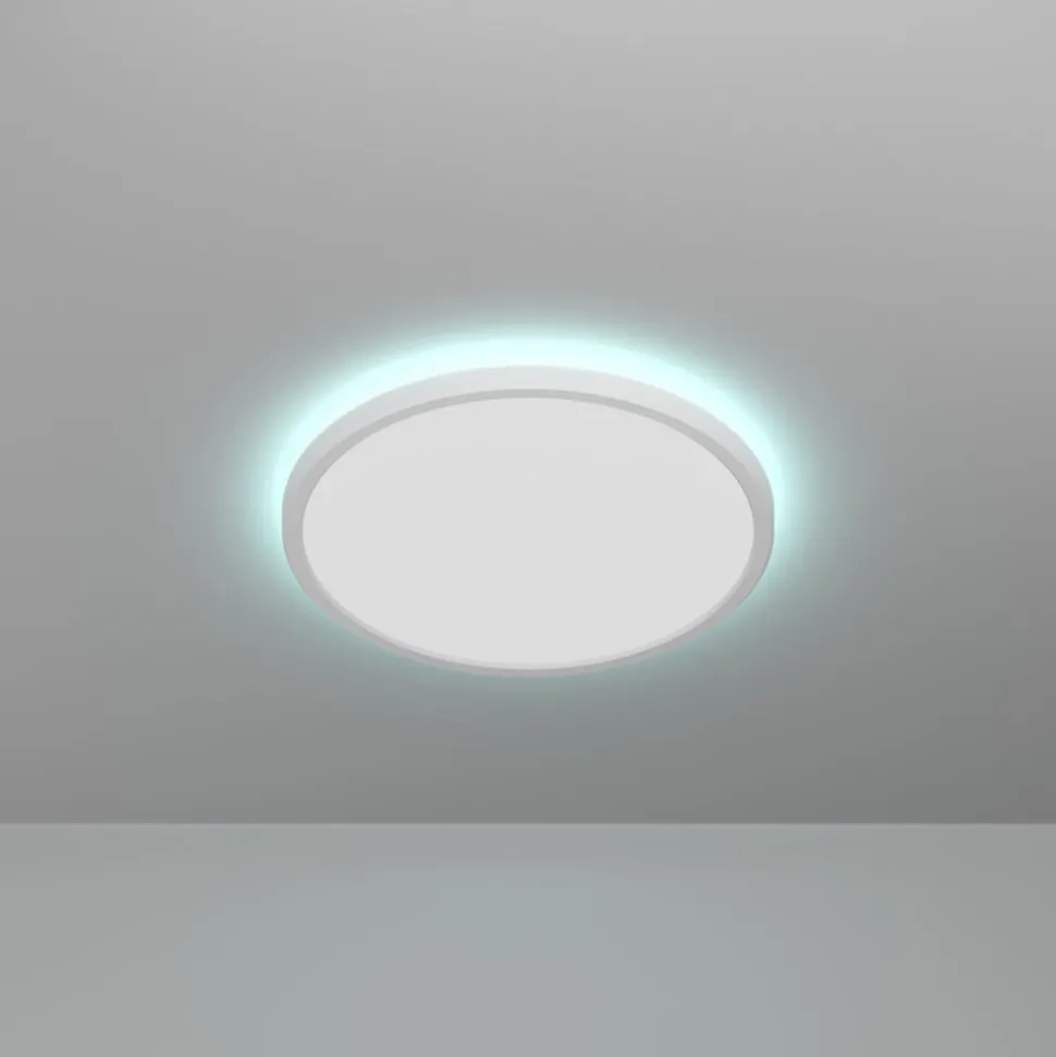 EGLO connect LED-taklampe Rovito-Z, hvit, Ø 30 cm