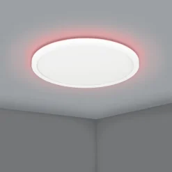 EGLO connect LED-taklampe Rovito-Z, hvit, Ø 30 cm
