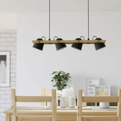 EGLO connect LED-taklampe Hornwood-Z, 4 lyskilder, svart