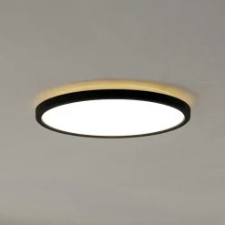 EGLO connect LED-taklampe Rovito-Z, svart, Ø 30 cm