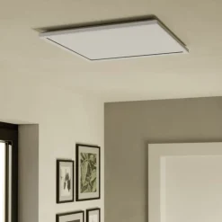 EGLO connect LED-taklampe Rovito-Z, hvit, 50 x 50 cm