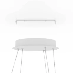 EGLO connect Lobinero-Z LED-pendellampe, hvit