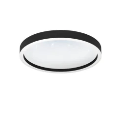 EGLO connect Montemorelos-Z, RGBW, svart, Ø42cm