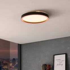 EGLO connect Montemorelos-Z, RGBW, svart, Ø42cm