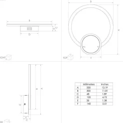 EGLO connect Parrapos-Z LED-taklampe, 1 lyskilder