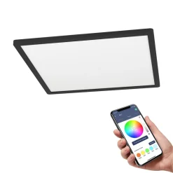 EGLO connect Rovito-Z taklampe svart 42x42cm