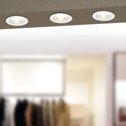 EGLO connect Saliceto-Z LED-innfellingslampe, hvit
