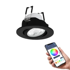 EGLO connect Saliceto-Z LED-innfellingslampe svart