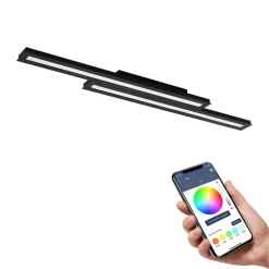 EGLO connect Saliteras-Z LED-taklampe svart