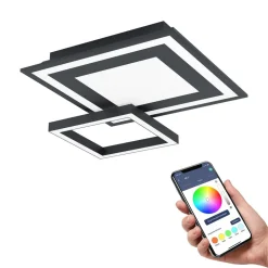 EGLO connect Savatarila-Z LED-taklampe svart