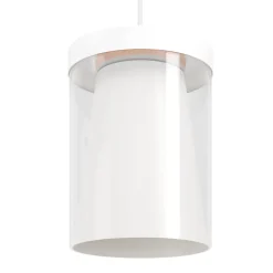 EGLO connect Smart LED-hengelampe Chiusello-Z, hvit, metall