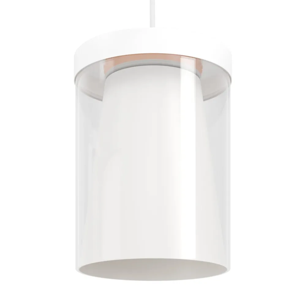 EGLO connect Smart LED-hengelampe Chiusello-Z, hvit, metall