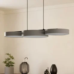 EGLO connect Smart LED-hengelampe Barbano-Z, grå