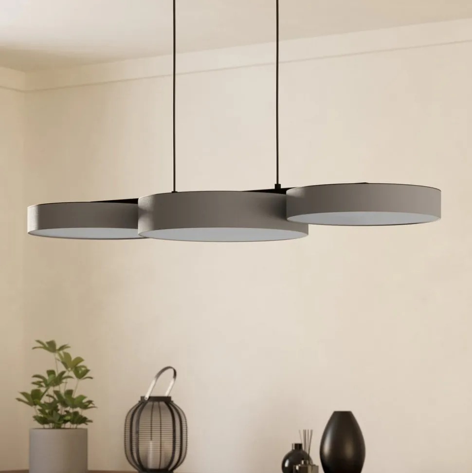 EGLO connect Smart LED-hengelampe Barbano-Z, grå