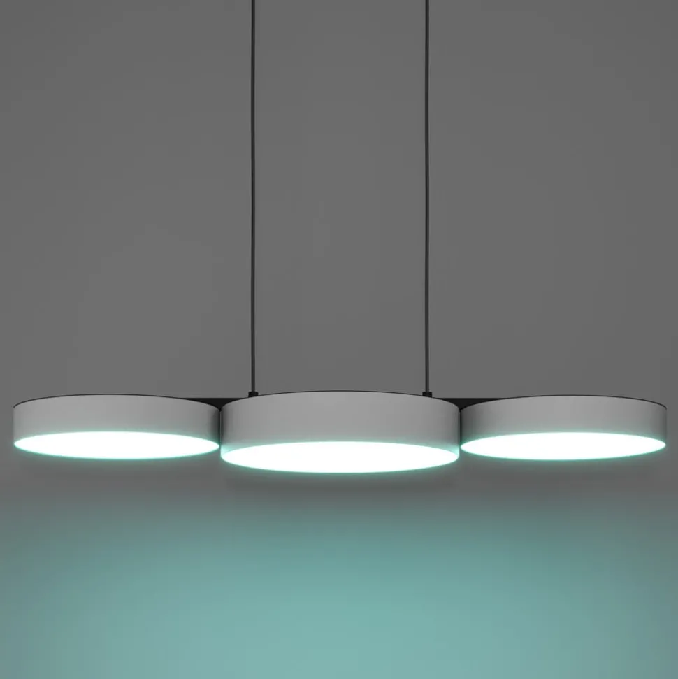 EGLO connect Smart LED-hengelampe Barbano-Z, grå