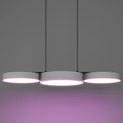 EGLO connect Smart LED-hengelampe Barbano-Z, grå