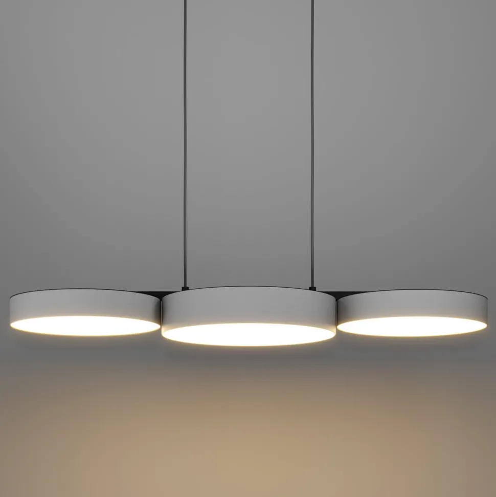 EGLO connect Smart LED-hengelampe Barbano-Z, grå