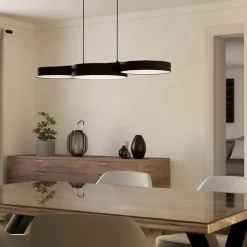 EGLO connect Smart LED-hengelampe Barbano-Z, svart