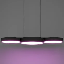 EGLO connect Smart LED-hengelampe Barbano-Z, svart