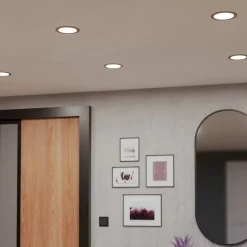 EGLO connect Smart LED-innfellingslampe Fueva 6-Z, grå, Ø 16 cm