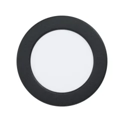 EGLO connect Smart LED-innbyggingslampe Fueva 6-Z, svart, Ø12cm