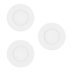 EGLO connect Smart LED-innfellingslampe Fueva-Z, hvit, sett med 3 stk