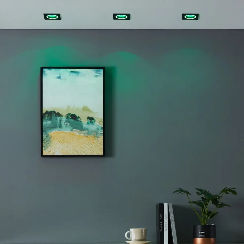 EGLO connect Smart LED-lampe Carosso-Z, 9 x 9 cm, svart