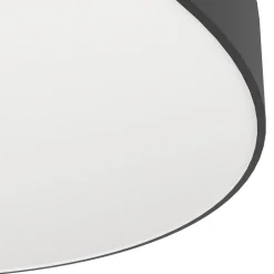 EGLO connect Smart LED-taklampe Gallizzi-Z, svart, Ø69 cm