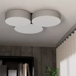 EGLO connect Smart LED-taklampe Barbano-Z, grå