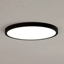 EGLO connect Smart-LED-påbyggingslampe Fueva 6-Z, svart, Ø38cm