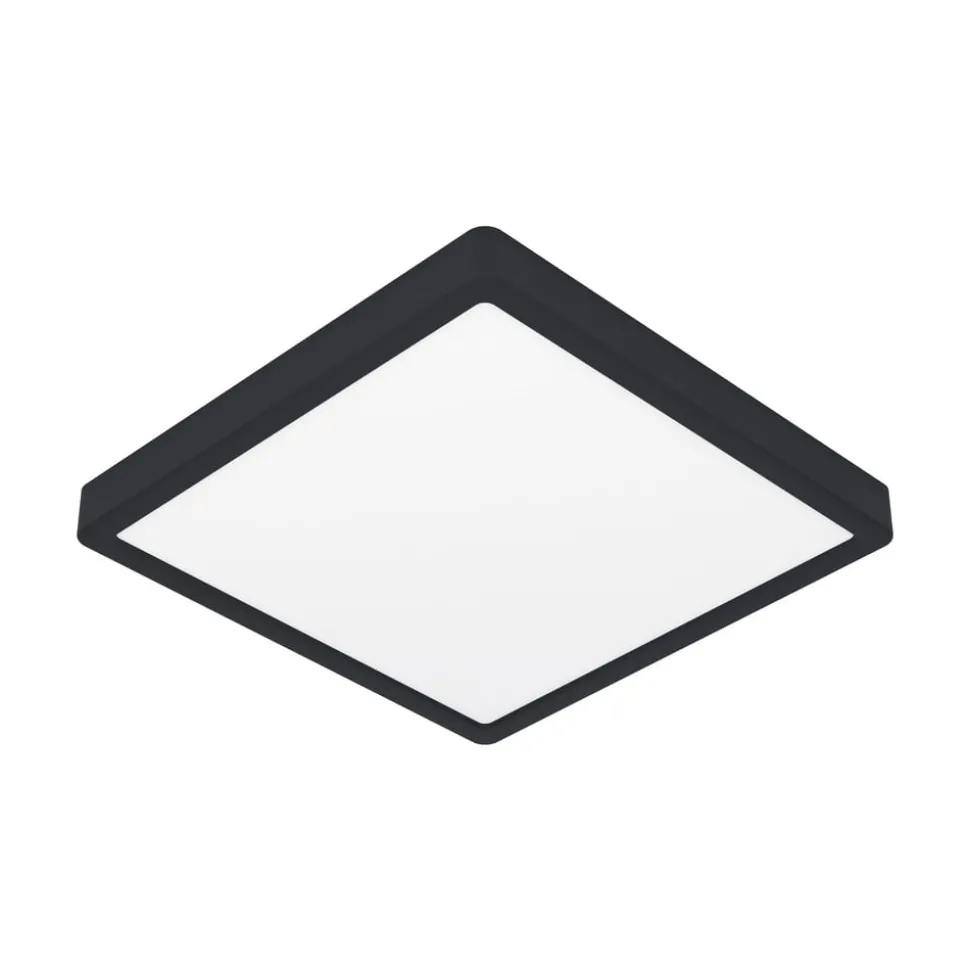 EGLO connect Smart-LED-utenpåliggende lampe Fueva 6-Z, svart, 39 cm