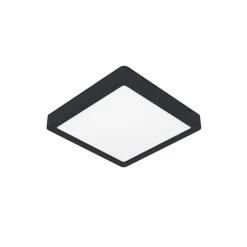 EGLO connect Smart-LED-utenpåliggende lampe Fueva 6-Z, svart, 22 cm