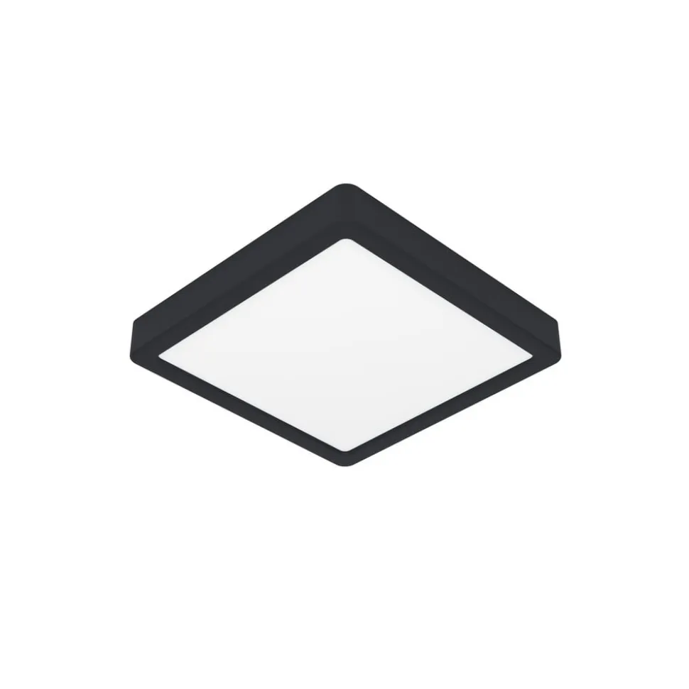 EGLO connect Smart-LED-utenpåliggende lampe Fueva 6-Z, svart, 22 cm