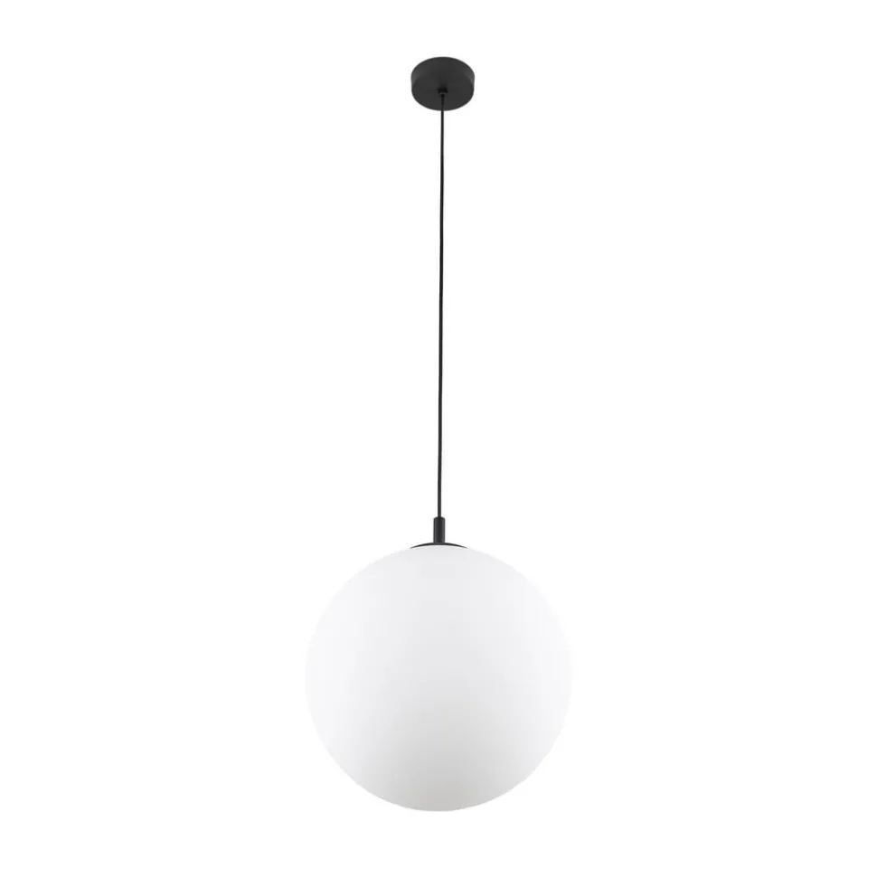 Esme pendellampe, opalt glass, enkeltlys, Ø 35 cm