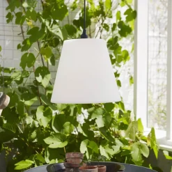 E27-stikkontakt med Ute-kabel, 5 m, svart