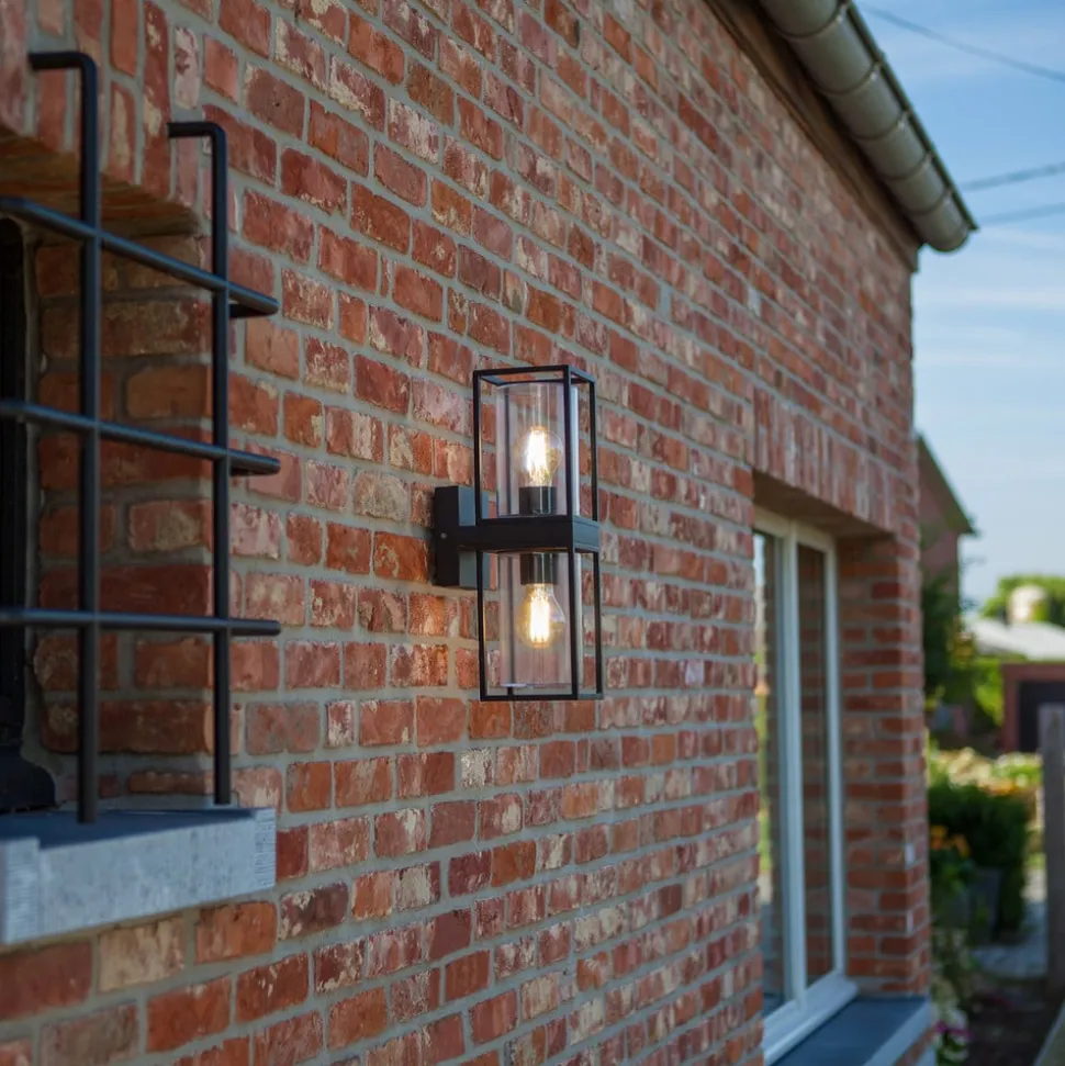 Flair utendørs vegglampe, med to lamper