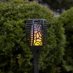 Flame LED-solcellelampe, tre bruksalternativer, 54 cm