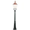Flores stolpelampe, svart