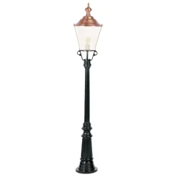 Flores stolpelampe, svart